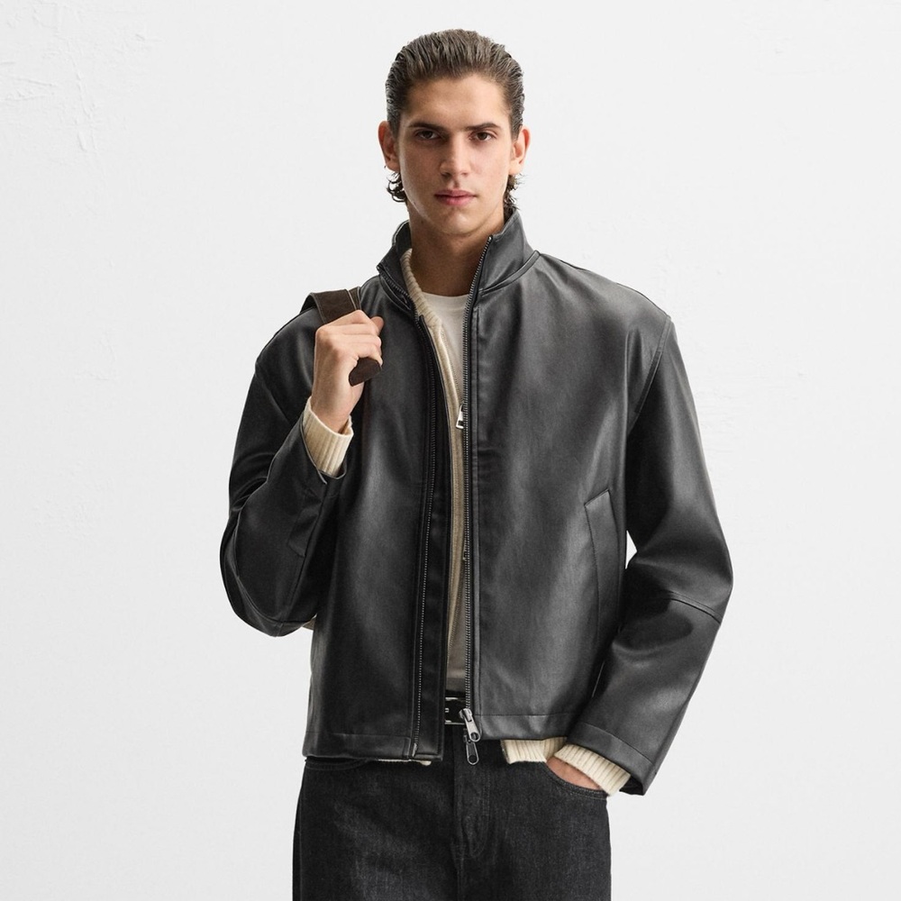 Zara Men's Leather jacket